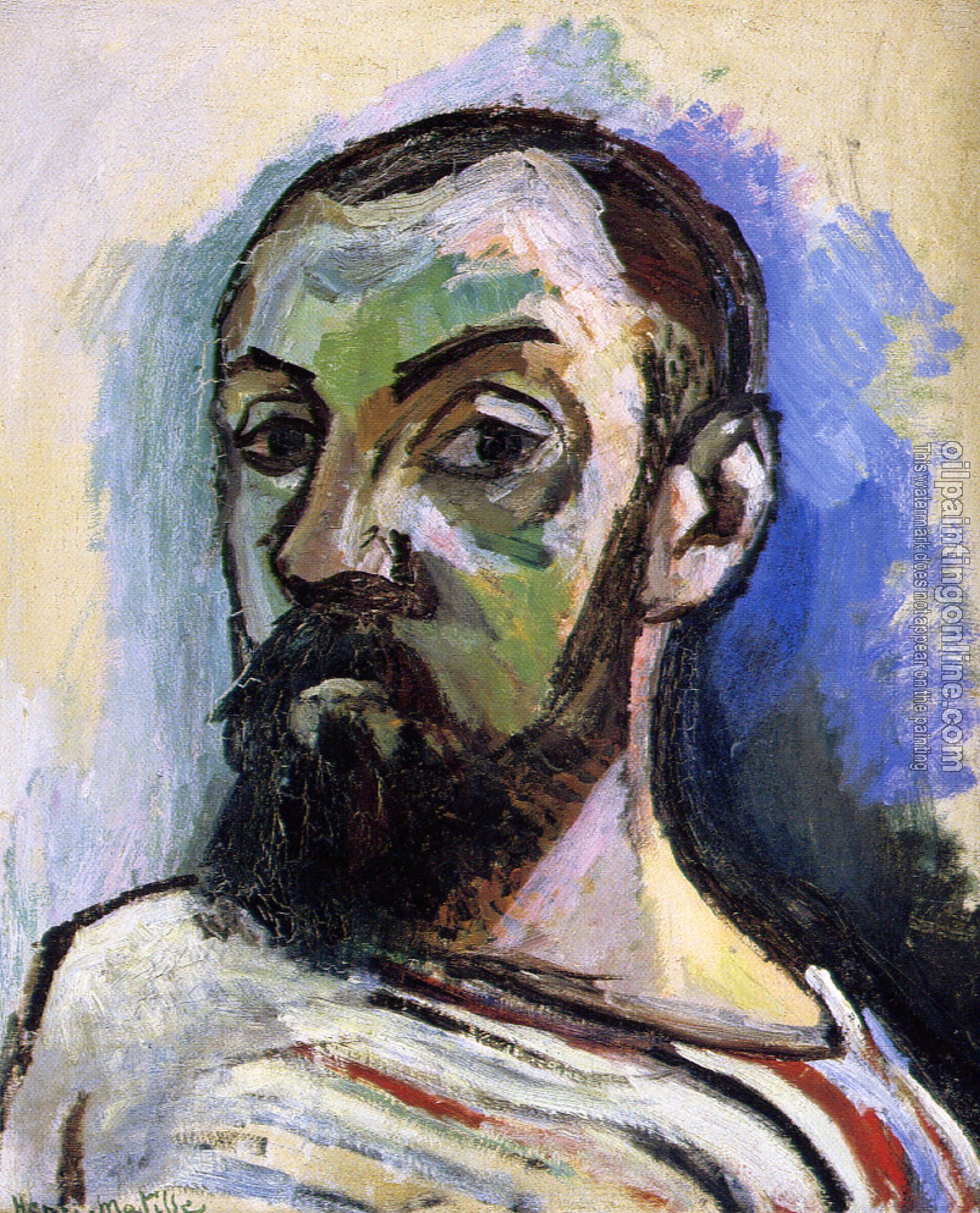 Matisse, Henri Emile Benoit - self-portrait